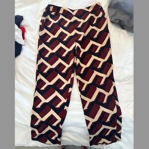 Lulu's geometric high waisted dress pants